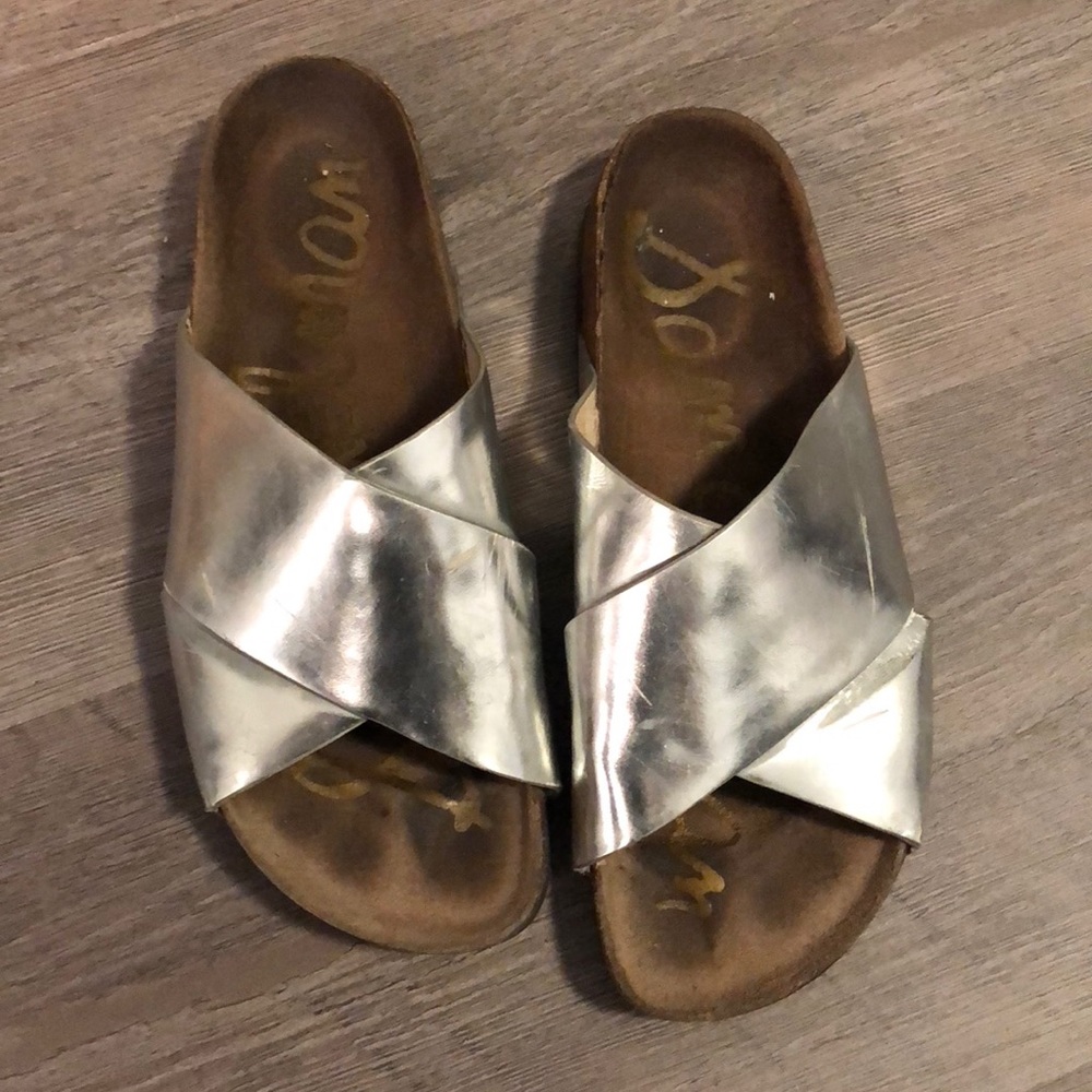 Sam Edelman Metallic Sandals